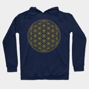 Flower of Life Gold Hoodie